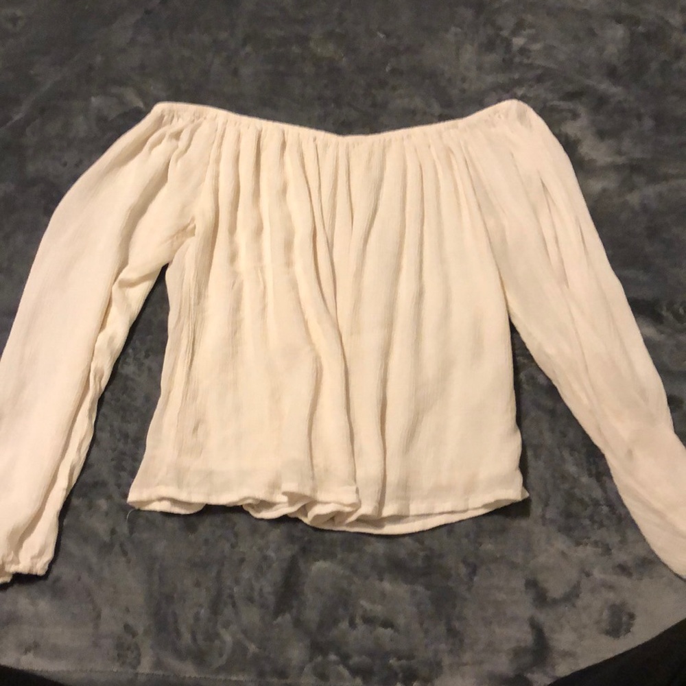 White Hollister Top